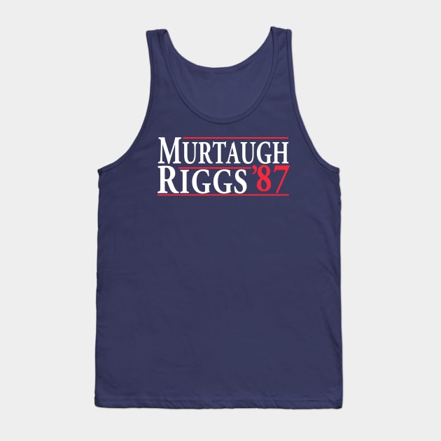 Murtaugh Riggs Campaign Tank Top by CYCGRAPHX